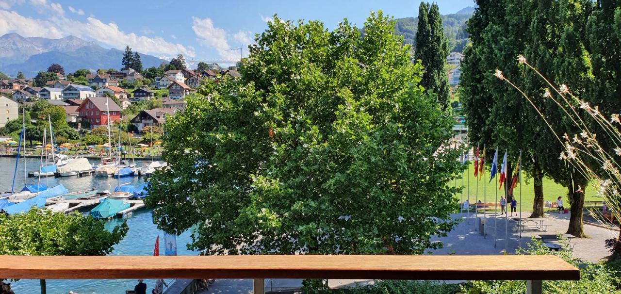 Ferienwohnung Ankerplatz Spiez Exterior foto