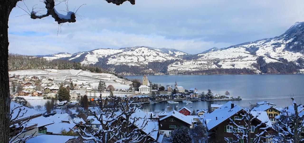 Ferienwohnung Ankerplatz Spiez Exterior foto